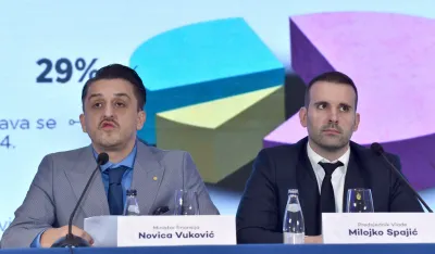 Milojko Spajic, Novica Vukovic, Predstavljanje budzeta 2024, budzet, budzet 2024