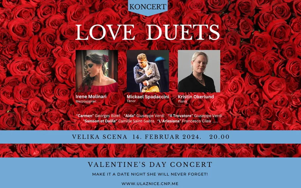 Koncert "Love duets" u CNP-u