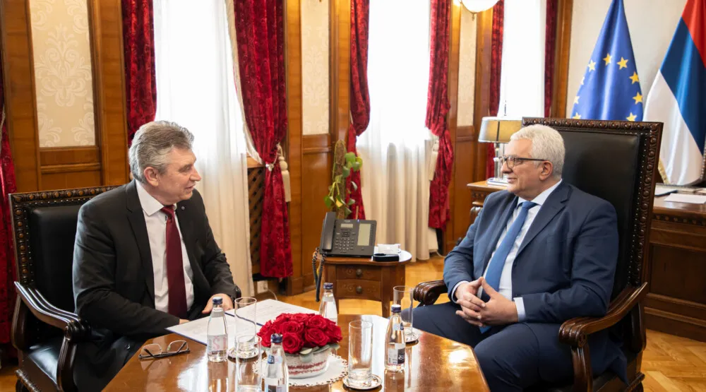 Mandić sa ambasadorom Neđe&scaron;ijem