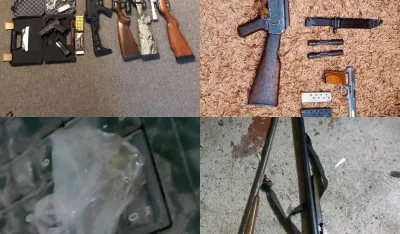 policija oduzela oružje i drogu, uhap&scaron;ene četiri osobe