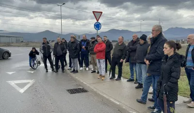 Stanovnici Daјbaba sa protesta poručili da im je Podgorica јedina opciјa: Prvo referendum pa arbitraža o granicama