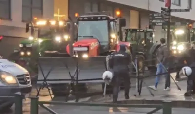 Protest farmera u Briselu