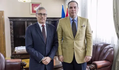 Filip Ivanović sa ministrom evropskih poslova Če&scaron;ke