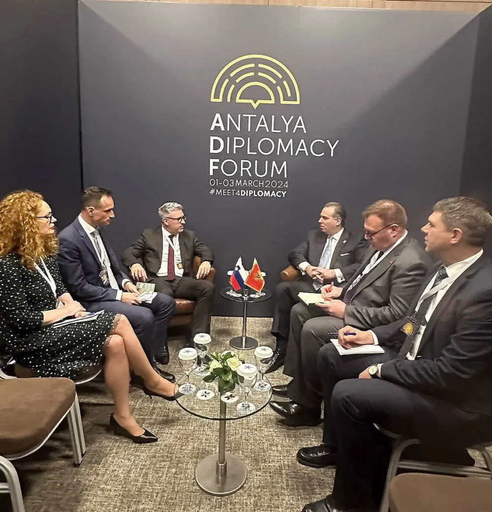  Ivanović na Antalijskom diplomatskom forumu: Crna Gora konstruktivanpartner međunarodne zajednice