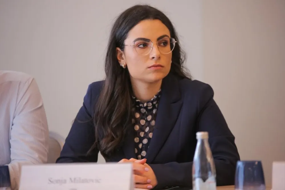 Sonja Milatović,predsjednica Savjeta mladih DPS i poslanica u Skup&scaron;tini Crne Gore