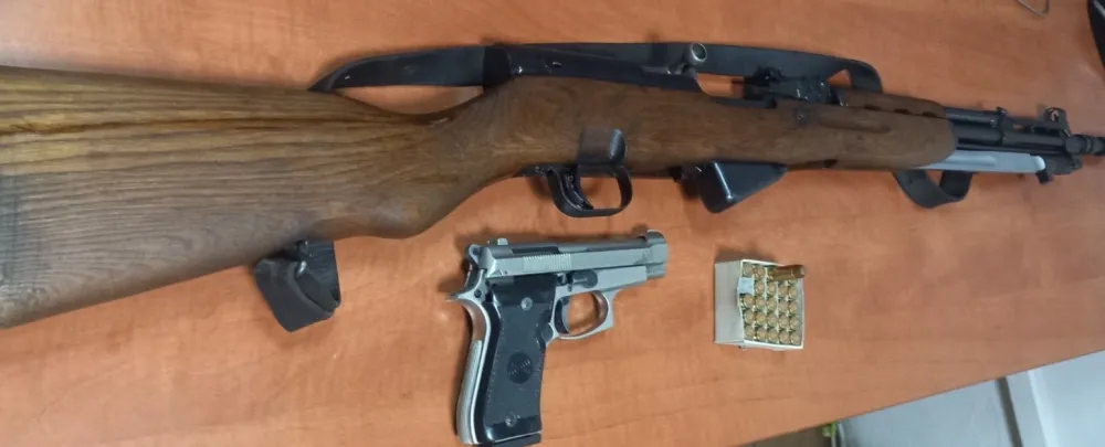 FOTO: Uprava policije<br>Oduzeto oružje i municija