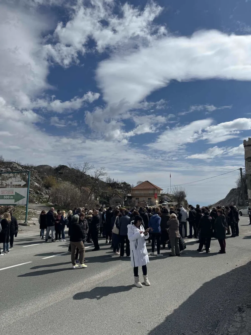 Protest sele u Podgoricu