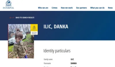 I Interpol uključen u potragu za malom Dankom: Aktivirana "žuta" potjernica
