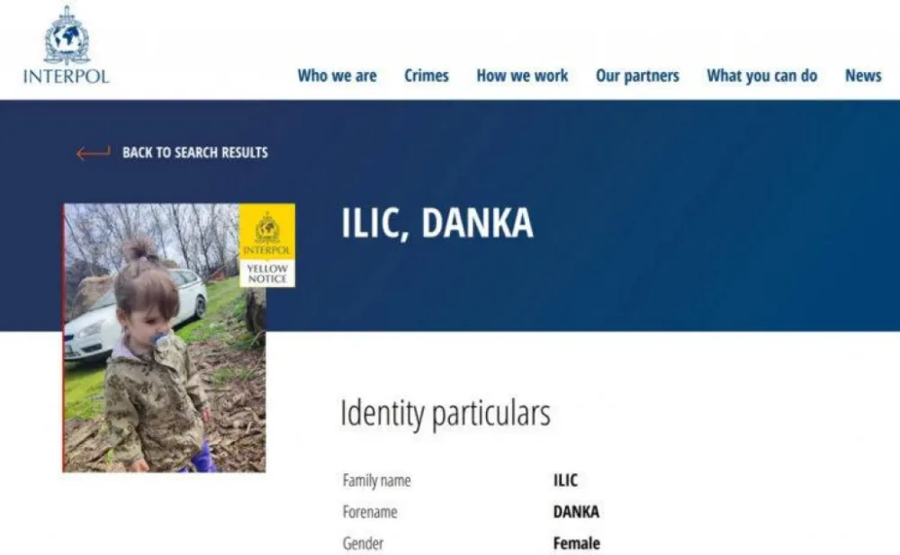 MUP: Informacije o nestaloj Danki prijaviti Interpolu Podgorica
