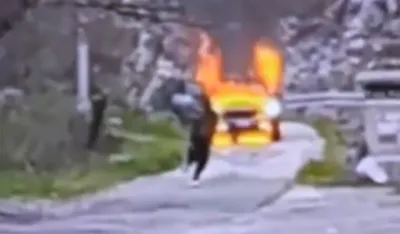 (VIDEO) EKSKLUZIVNO: Snimak osumnjičenog za paljenje vozila nakon ubistva u mjestu Meterizi