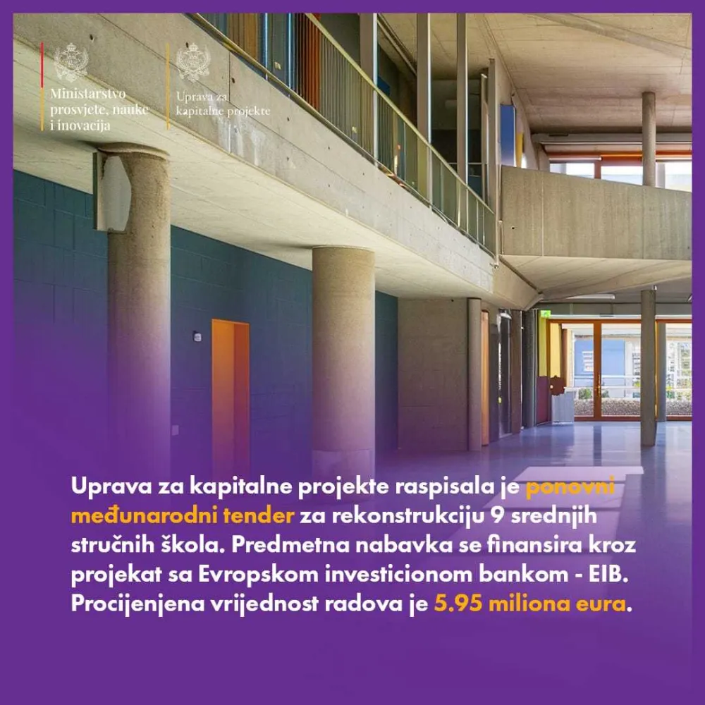 Rekonstrukcija srednjih stručnih &scaron;kola