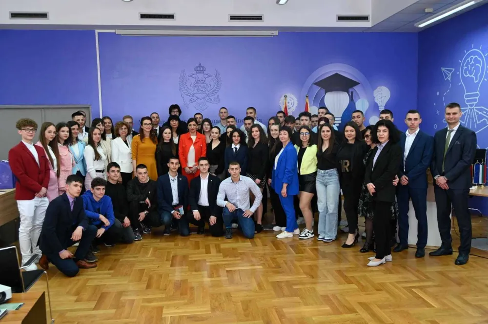 Učenici i studenti iz Bugarske u posjeti Ministrastvu prosvjete, nauke i inovacija
