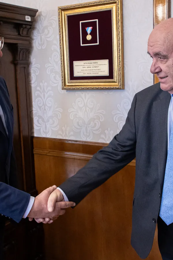 Mandić ambasadoru Partsosu: Vjerujem da će vam Crna Gora ostati u srcu