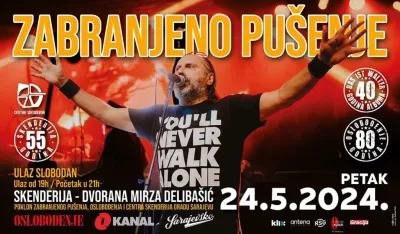 Zabranjeno pu&scaron;enje koncertom u Skenderiji slavi važan jubilej