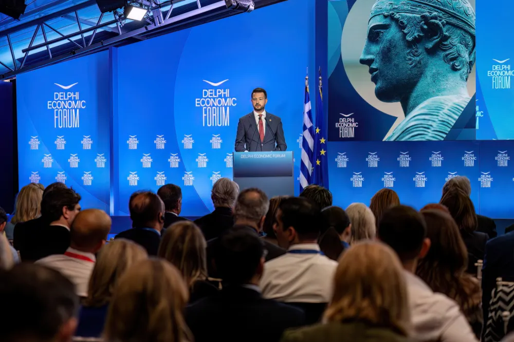 Milatović otvorio Delfi ekonomski forum: Izbori u Crnoj Gori vi&scaron;e nijesu pitanje života i smrti
