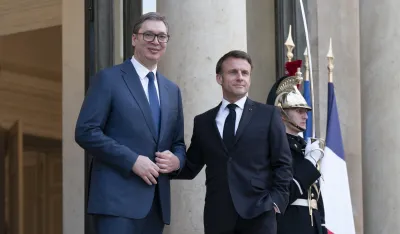 Vučić: Nije tačno da me je Makron ucjenjivao da uvedem sankcije Rusiji