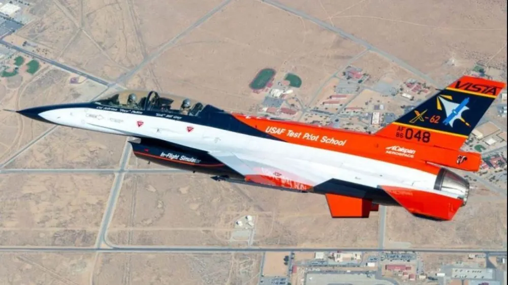 Avion sa "vje&scaron;tačkim" pilotom za komandama poletio je iz vazdu&scaron;ne baze Edvards u Kaliforniji