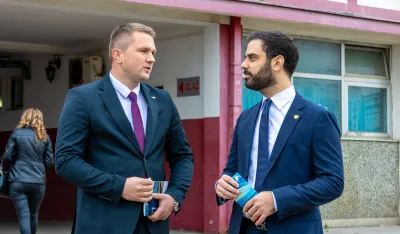 Filip Radulović na početku kampanje "Bezbjednost počinje od tebe"