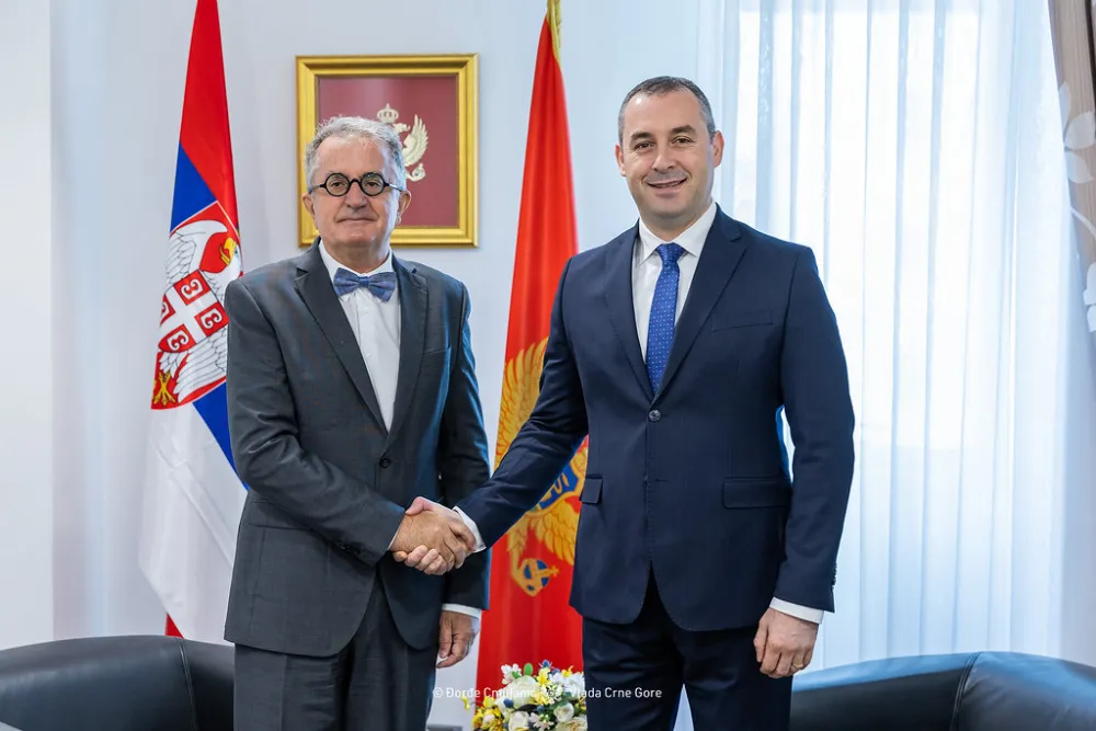 &Scaron;ćekić sa Rodićem: Crna Gora posvećena saradnji sa Srbijom