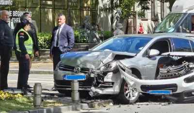 Udes kod Skup&scaron;tine, jedna osoba povrijeđena