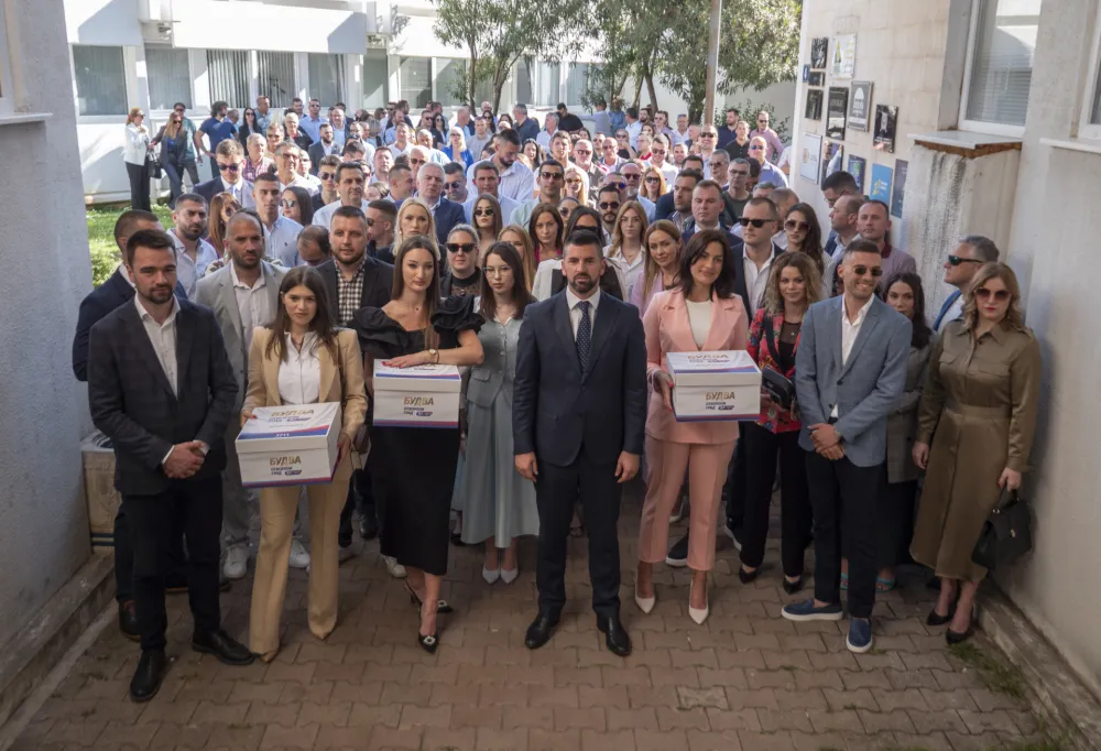 Koalicija "Za budućnost Budve &ndash; Budva, otvoreni grad" predala izbornu listu