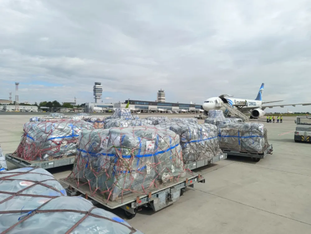 U Egipat stigao drugi avion humanitarne pomoći iz Srbije za stanovni&scaron;tvo u Gazi