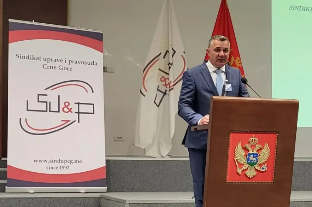 Rakočević ostaje na čelu Sindikata uprave i pravosuđa