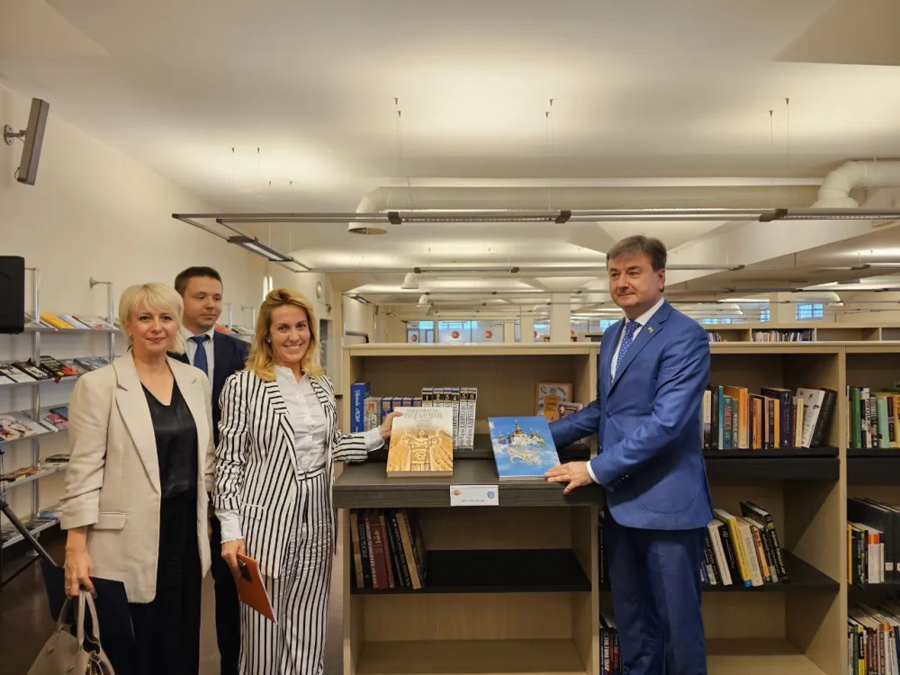 Ukrajinski književni kutak u biblioteci Univerziteta Donja Gorica