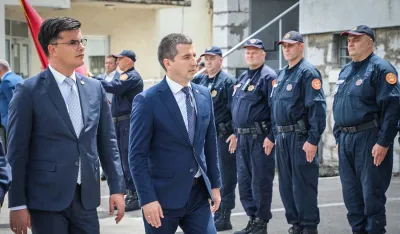 Bečić i &Scaron;aranović u posjeti OB Pljevlja