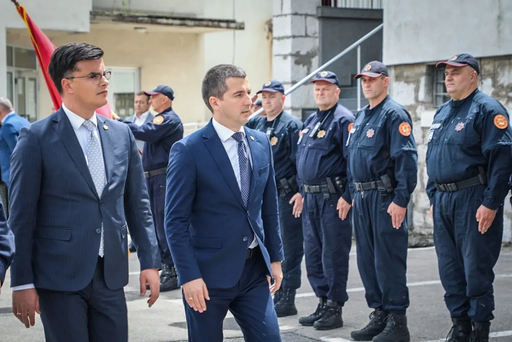 Bečić i &Scaron;aranović u posjeti OB Pljevlja