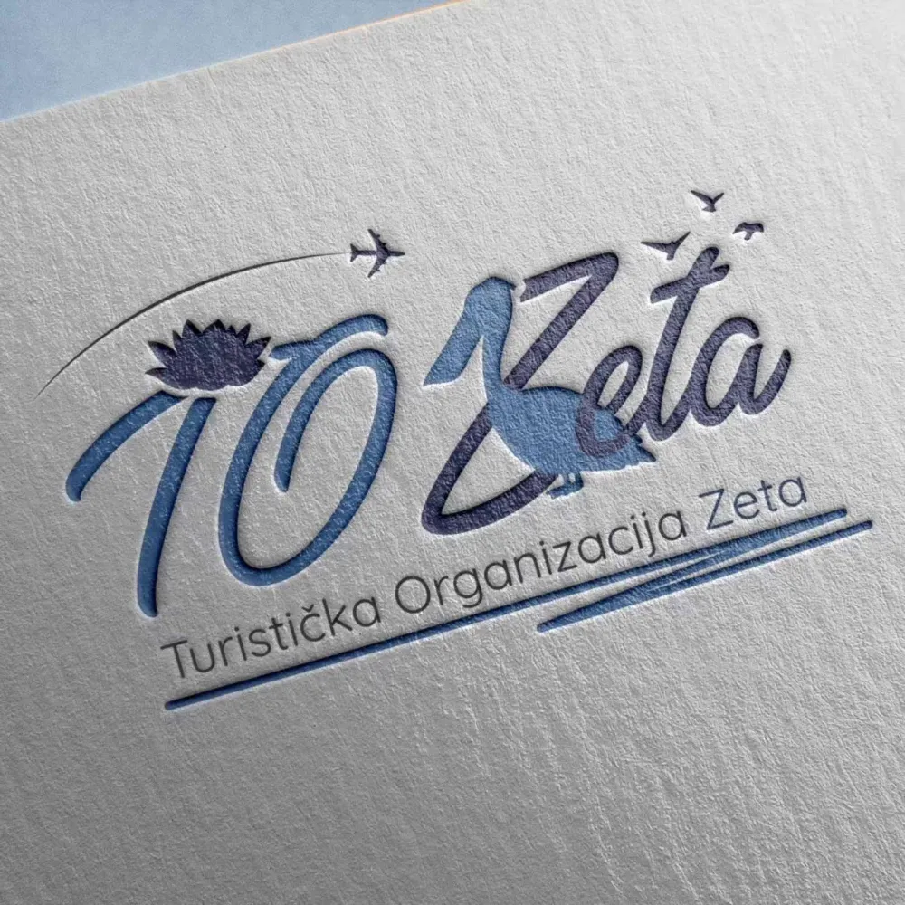Pelikan i lokvanj na logu Turističke organizacije Zeta