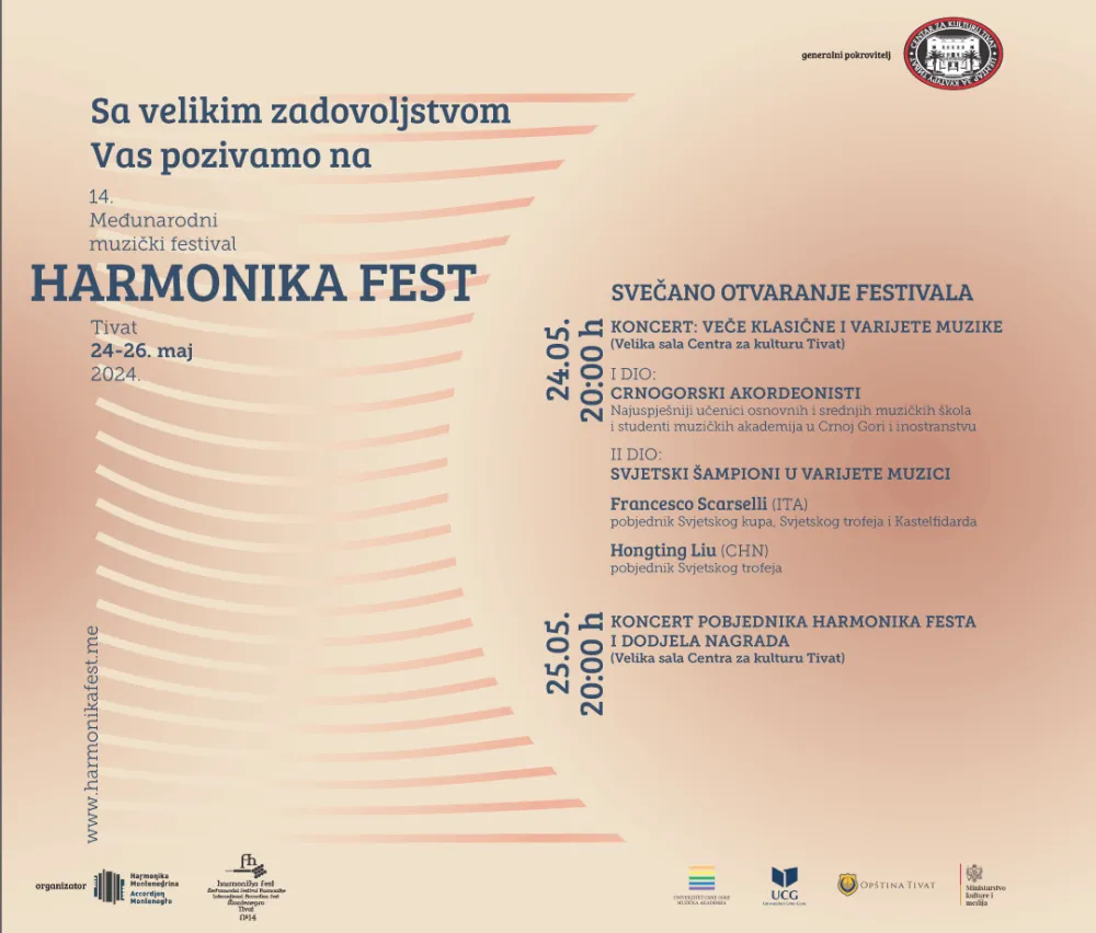 "Harmonika fest" okuplja vrhunske umjetnike