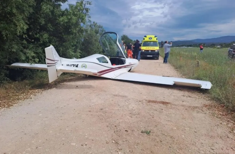 Pao avion na Hvaru -
