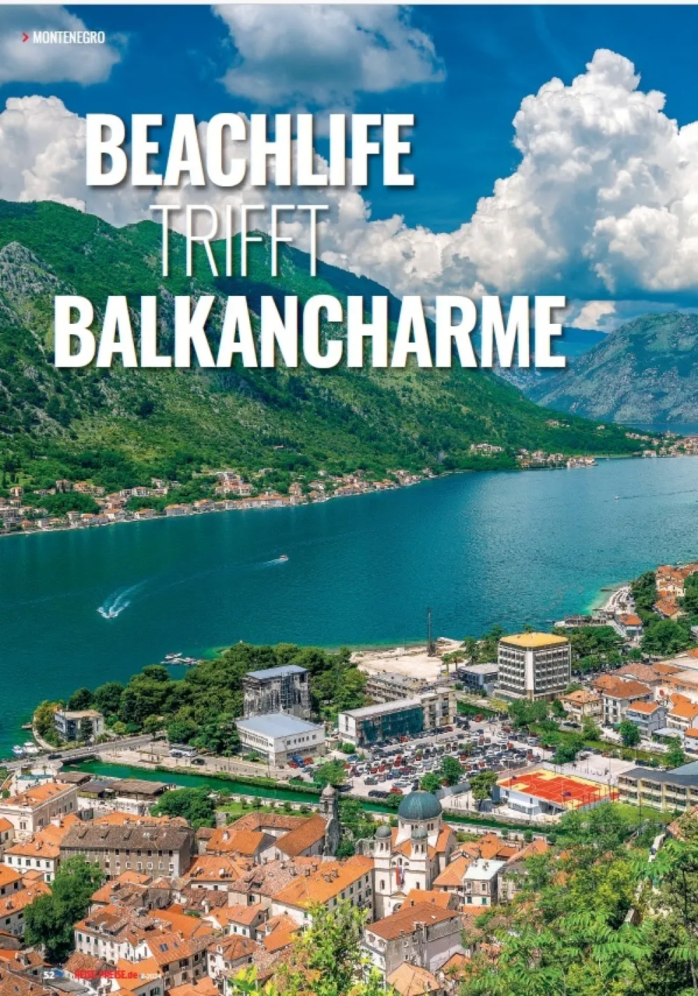 Članak o Crnoj Gori u njemačkom turističkom magazinu Reise und Preise: Primorski život srijeće balkanski &scaron;arm