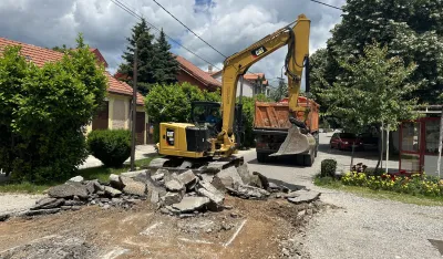 Cetinje: Počela rekonstrukcija Ulice Pavla Rovinskog
