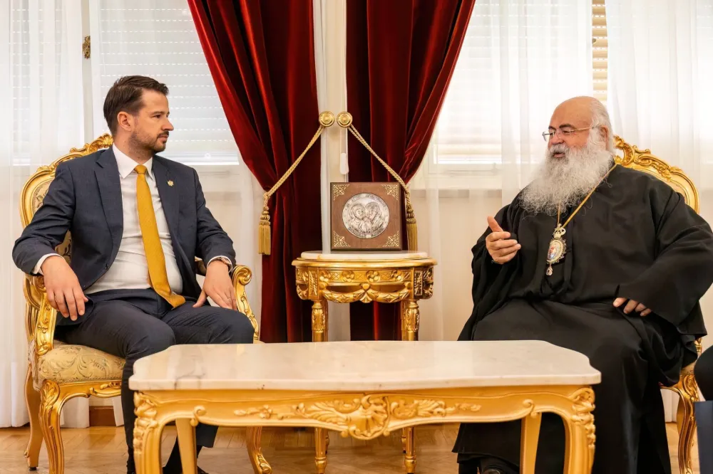 Milatović sa&nbsp;arhiepiskopom Georgijem:&nbsp;Bolje razumijevanje među narodima ključno za izgradnju trajnog mira