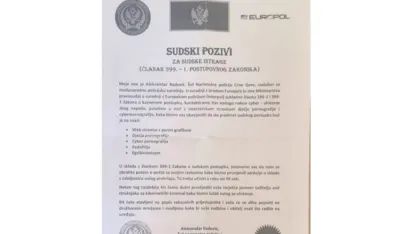 Upozorenje UP: Stižu lažni mejlovi sa potpisom Radovića