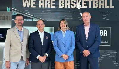 Čelnici KSCG sa čelnicima FIBA u Nionu