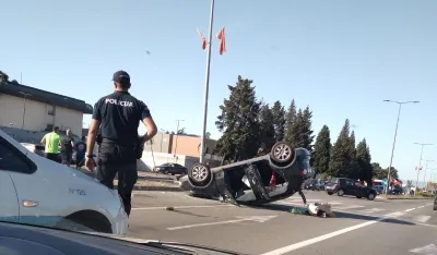 U saobraćajnoj nezgodi na Zlatici jedno lice povrijeđeno