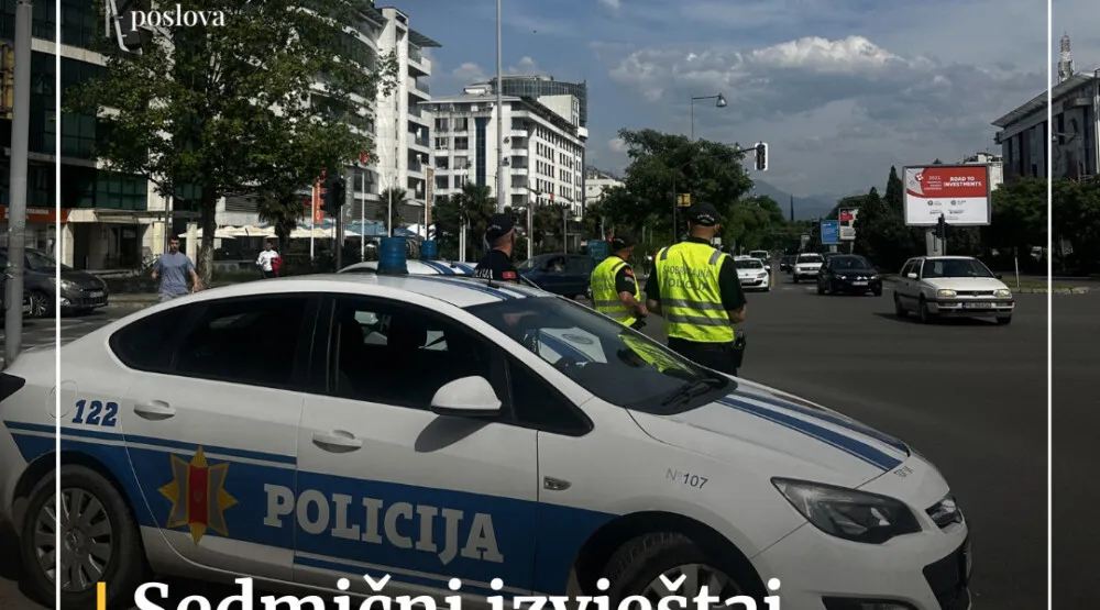 Pro&scaron;le sedmice otkriveno 67 krivičnih djela, procesuirano 70 osoba