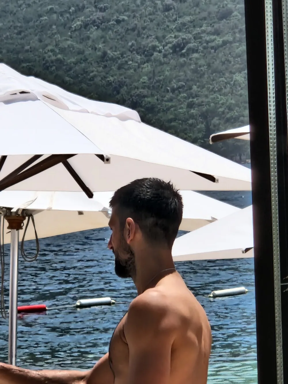 Novak Đoković danas u Portonovi