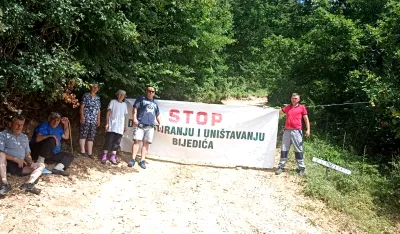 Me&scaron;tani bјelopoljskih sela opet na udaru koncesionara: Protestima i blokadama puteva braniće Biјediće od devastaciјe