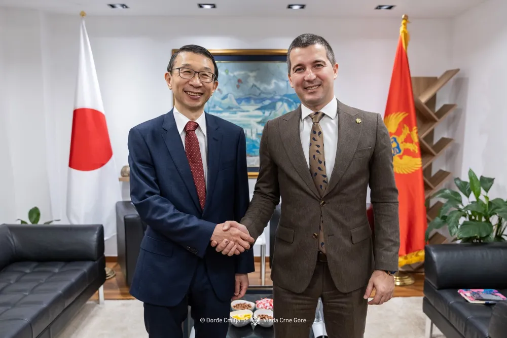 Bečić sa ambasadorom Japana: IBAR značajan trenutak za Crnu Goru
