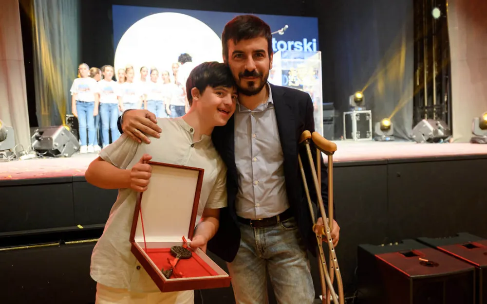 Vladan Radonjić i Vladimir Jokić - otvaranje Kotorskog festivala pozori&scaron;ta za djecu