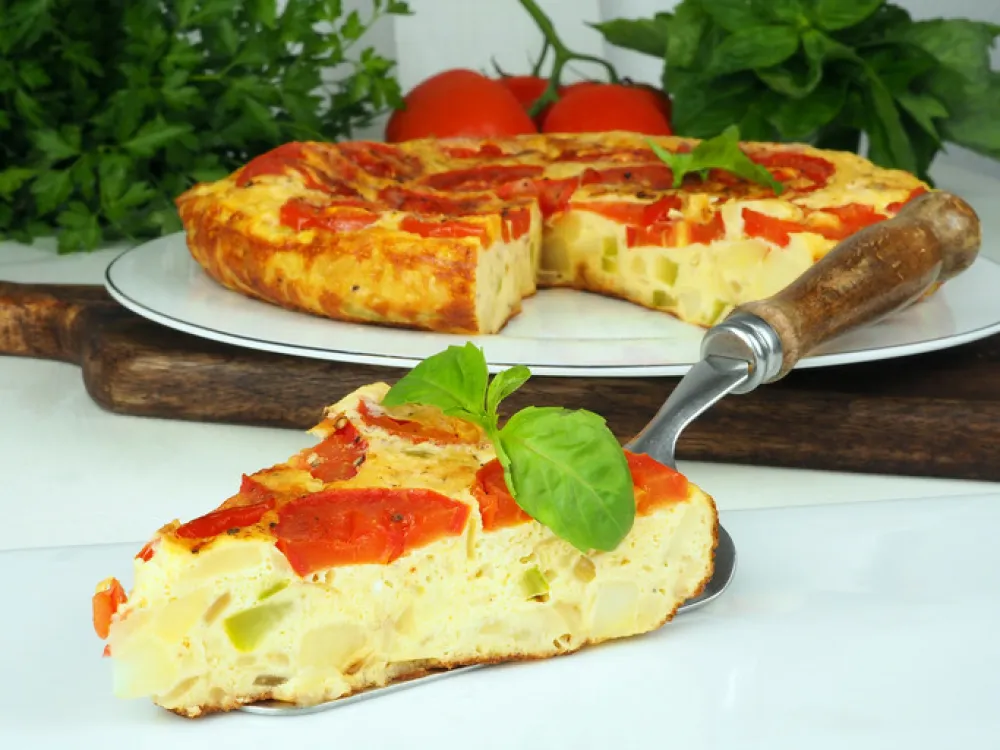 Fritata od tikvica i povrća