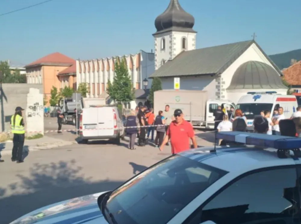 Ru&scaron;enej privremenog objekta u Pljevljima