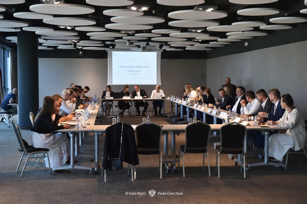 Održana konstitutivna sjednica Partnerskog savjeta za regionalni razvoj