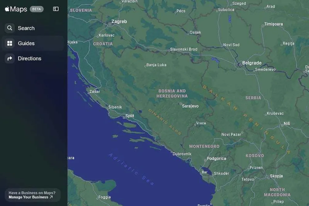 Apple Maps sada se&nbsp;može koristiti i na webu
