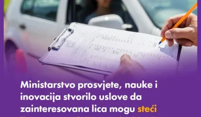 Ispitivači za polaganje vozačkog ispita mogu dobiti licencu za posao