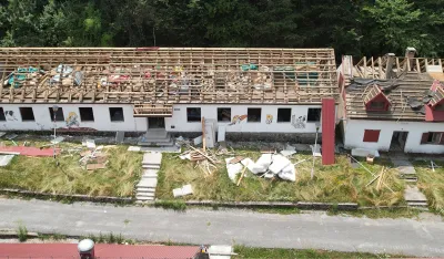 (VIDEO) Sru&scaron;eni paviljoni Dječjeg saveza &bdquo;Tara&rdquo; i &bdquo;Komovi&rdquo; na Veru&scaron;i